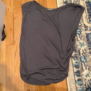 Women's Grey Sleeveless Top